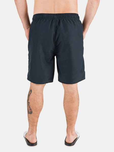Sam 73 Dunkelblaue bedruckte Badeshorts für Herren SAM 73