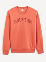 Celio Oranges Herren-Sweatshirt mit Celio Beprice-Schriftzug