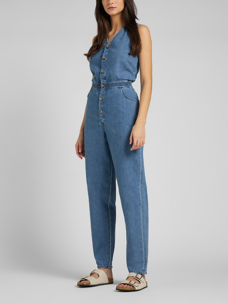 Lee Lee Blau Damen Denim Jumpsuit