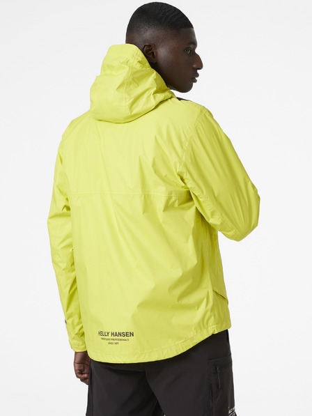 Helly Hansen Hellgrün Wasserdichte leichte Herren Kapuzenjacke HELLY HANSEN Ride Hooded Rain
