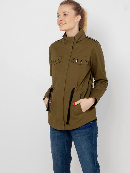 CAMAIEU Khakifarbene leichte Jacke CAMAIEU
