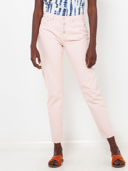 CAMAIEU Hellrosa Slim Fit Hose CAMAIEU