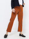 CAMAIEU Orange gestreifte Hose CAMAIEU