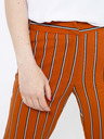 CAMAIEU Orange gestreifte Hose CAMAIEU