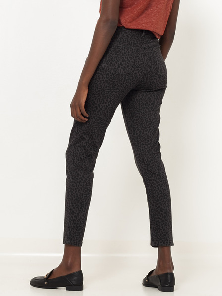 CAMAIEU Dunkelgrau gemusterte Kurzhose CAMAIEU