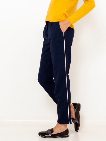CAMAIEU Dunkelblaue Cropped-Hose mit CAMAIEU-Bund