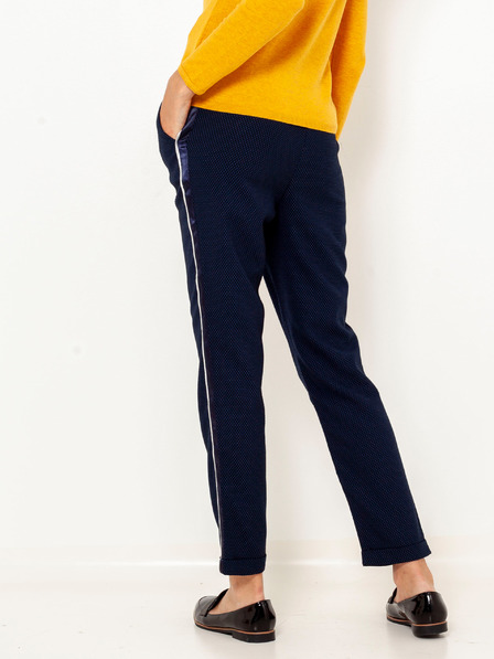 CAMAIEU Dunkelblaue Cropped-Hose mit CAMAIEU-Bund