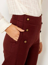 CAMAIEU Braune, weit geschnittene Hose CAMAIEU