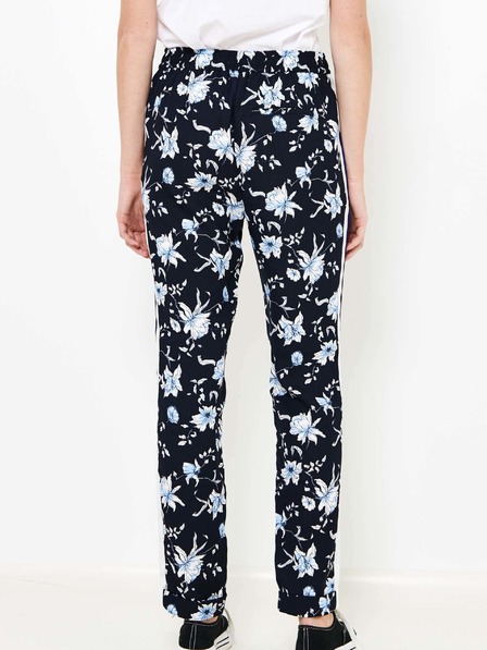 CAMAIEU Dunkelblaue geblümte Hose CAMAIEU