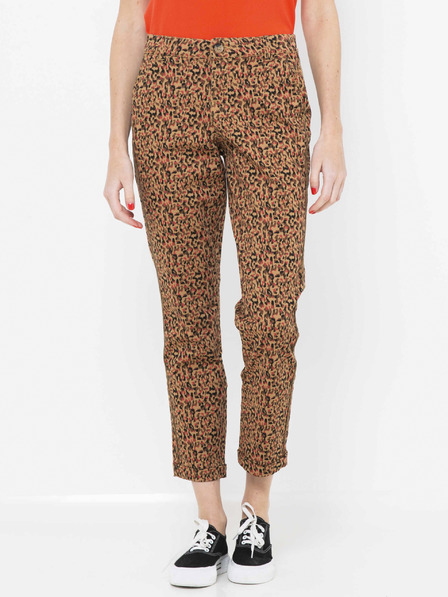 CAMAIEU Ziegelstein gemusterte Hose CAMAIEU