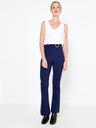 CAMAIEU Dunkelblaue hoch taillierte Bootcut-Hose CAMAIEU