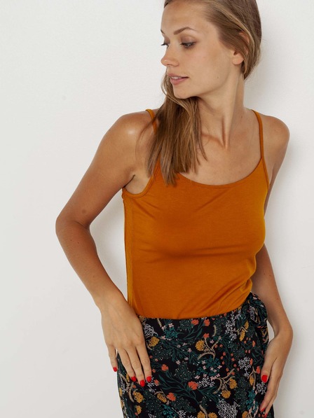 CAMAIEU Orangefarbenes Tank-Top CAMAIEU