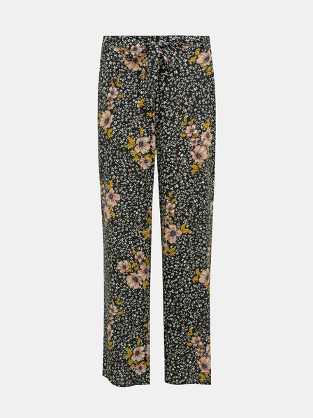 ONLY Schwarze geblümte Hose ONLY Nova