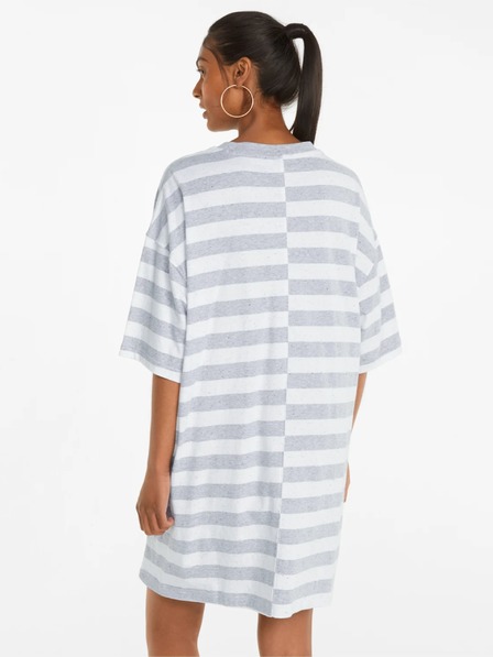 Puma Puma grau-weiß gestreiftes Kleid für Damen