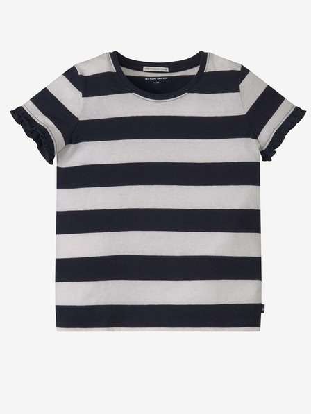 Tom Tailor Tom Tailor weiß-blau gestreiftes Mädchen-T-Shirt