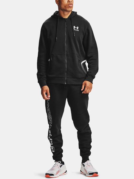 Under Armour Herren-Fleece-Hoodie Under Armour Rival Fleece AMP FZ HD