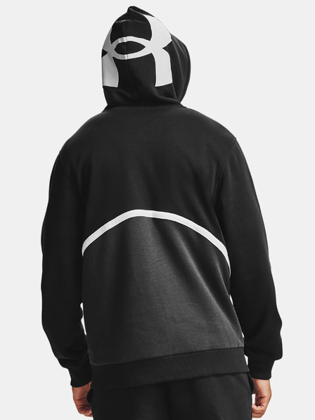 Under Armour Herren-Fleece-Hoodie Under Armour Rival Fleece AMP FZ HD