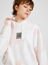 Vans Rosa und cremefarbener gemusterter Kapuzenpullover für Frauen VANS