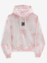Vans Rosa und cremefarbener gemusterter Kapuzenpullover für Frauen VANS