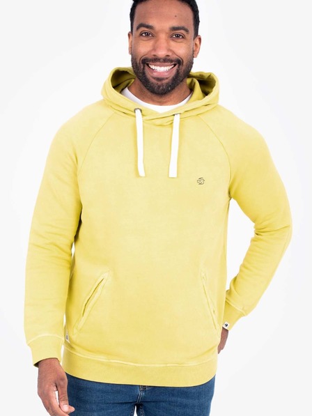 Brakeburn Gelber Herren-Kapuzenpullover Brakeburn