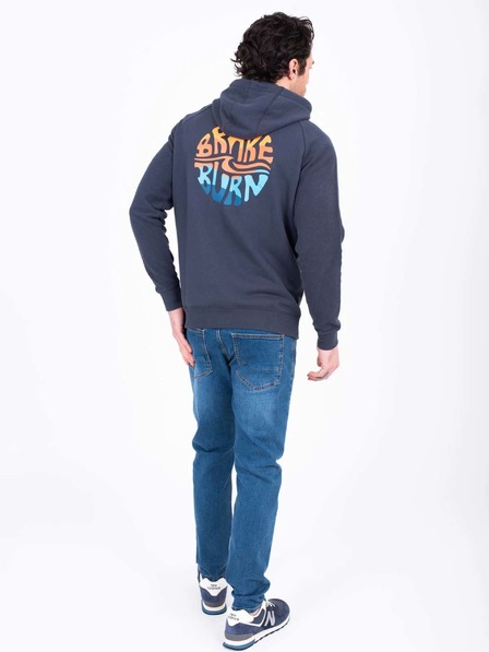 Brakeburn Dunkelblauer Herren-Kapuzenpullover Brakeburn