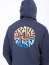 Brakeburn Dunkelblauer Herren-Kapuzenpullover Brakeburn