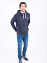 Brakeburn Dunkelblauer Herren-Kapuzenpullover Brakeburn