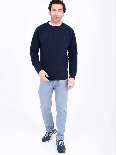 Brakeburn Dunkelblaues Herren-Sweatshirt Brakeburn