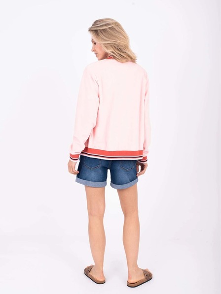 Brakeburn Hellrosa Damen-Bomber Brakeburn