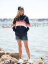 Brakeburn Dunkelblauer Damen-Kapuzenpullover Brakeburn