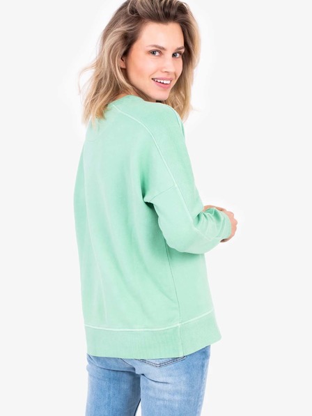 Brakeburn Hellgrünes Basic-Sweatshirt für Damen Brakeburn