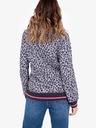 Brakeburn Rosa und grau gemusterter Damen-Kapuzenpullover Brakeburn