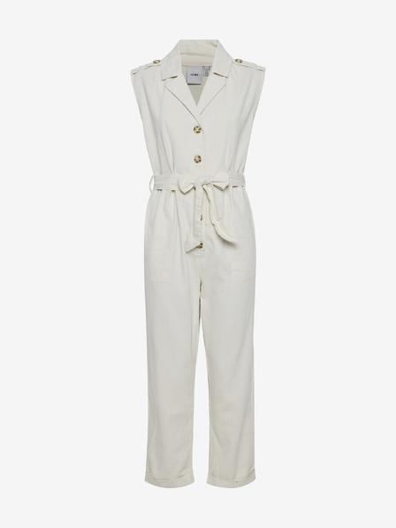ICHI Cremefarbener Damen-Overall ICHI