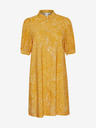 ICHI Orangefarbenes Damen-Shirt-Kleid ICHI