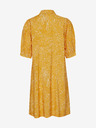 ICHI Orangefarbenes Damen-Shirt-Kleid ICHI