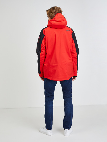 Oakley Schwarze und rote Oakley Skijacke für Herren