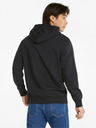 Puma Schwarzer Puma-Kapuzenpullover für Männer