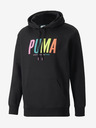 Puma Schwarzer Puma-Kapuzenpullover für Männer