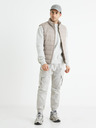 Celio Hellgraue Herren-Steppweste Celio Bulock