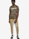 Desigual Braunes Desigual TS Cesarion gemustertes Herren-T-Shirt