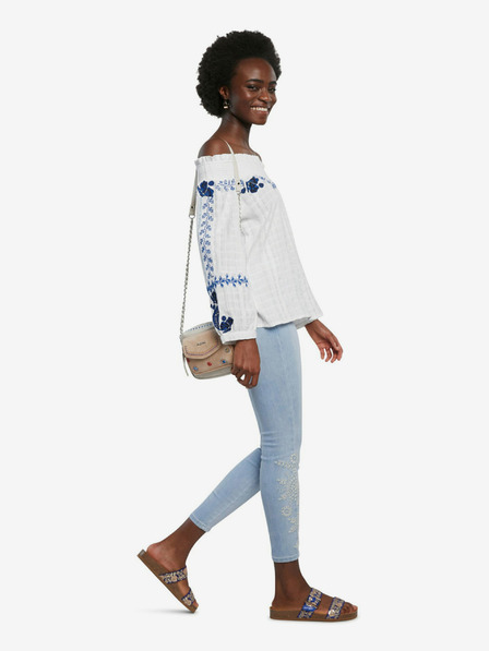 Desigual Blaue Desigual Denim Crown Jeans