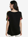Desigual Schwarzes Desigual TS Praga Hemd