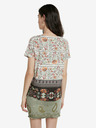 Desigual Grünes und weißes Desigual TS Cracovia T-shirt