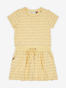 Ragwear Gelbes gemustertes Kleid für Mädchen Ragwear Magy