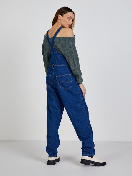 Lee Lee Mom Bib Blaue Damen Denim Lackline