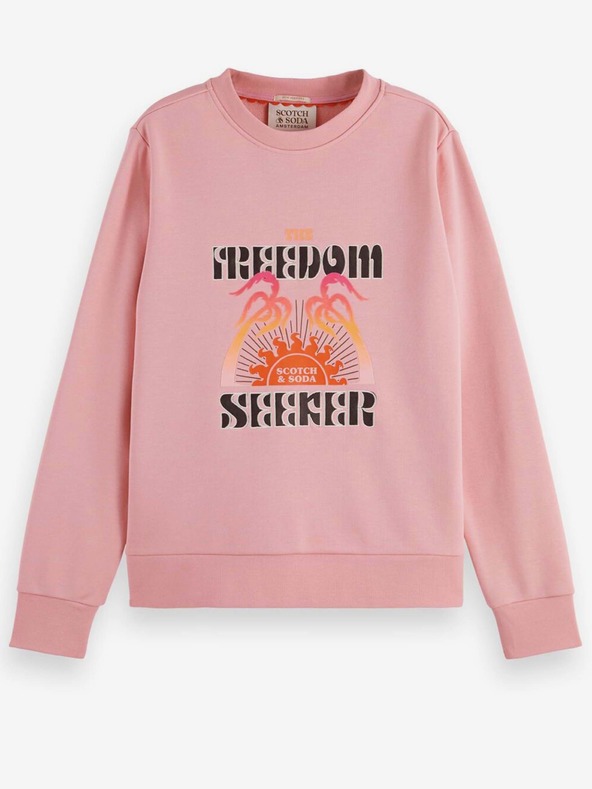 Scotch & Soda Rosa Damen-Sweatshirt von Scotch & Soda