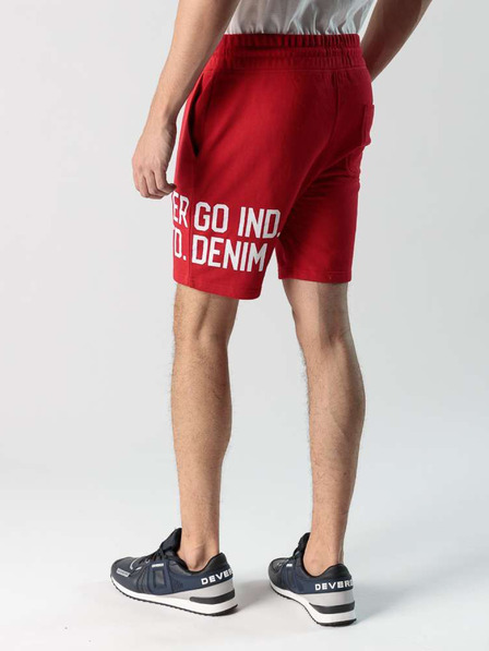Devergo Rote Herren-Wollshorts Devergo