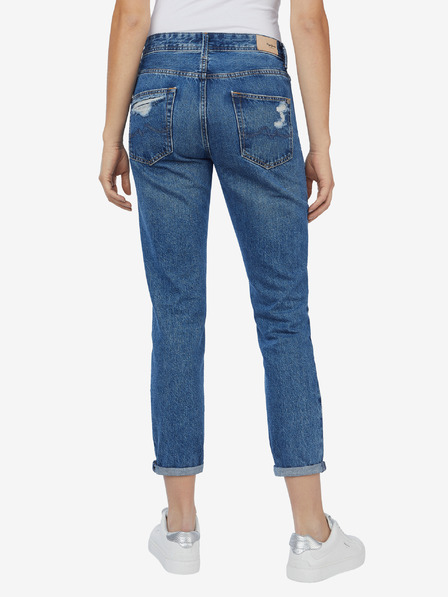 Pepe Jeans Blaue Damen Ripped Slim Fit Jeans Pepe Jeans Violett