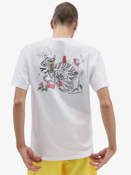 Vans Weißes VANS Pride-T-Shirt für Männer