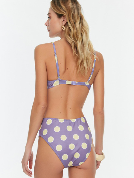 Trendyol Hell Lila Damen Polka Dot Bikini Bottom Trendyol